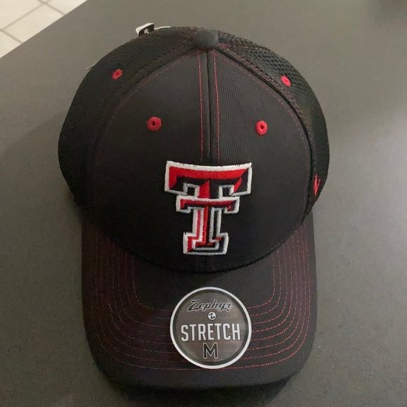 Texas Tech Red Raiders Stretch M fitted hat New - Picture 1 of 7
